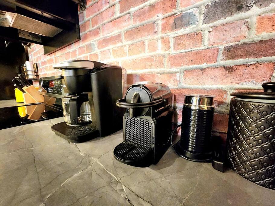 Loft Style Industriel-Centre-Ville+Parking Gratuit Québec Rom bilde